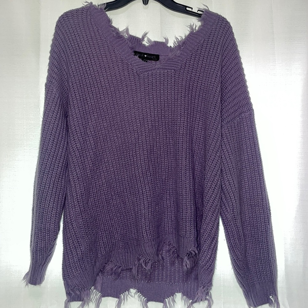 Purple Pullover